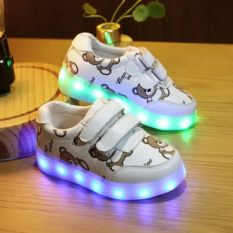 GlowFly Wings LED Light-Up Sneakers for Kids - LauBelle