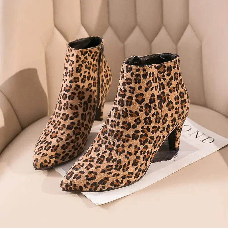 Slip-stop Stiletto Boots for Style and Practicality - LauBelle