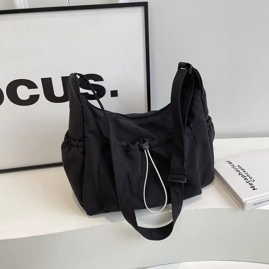 3D Pocket Nylon Square Bag with Phone Slot - LauBelle