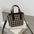 Chic Houndstooth Checkerboard Shoulder Tote for Women - LauBelle