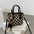 Chic Houndstooth Checkerboard Shoulder Tote for Women - LauBelle