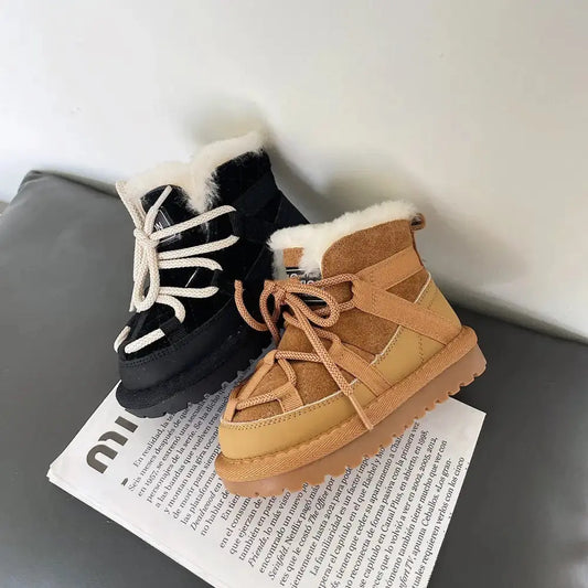 CozyStride Fleece Lined Toddler Shoes for Warmth and Comfort - LauBelle