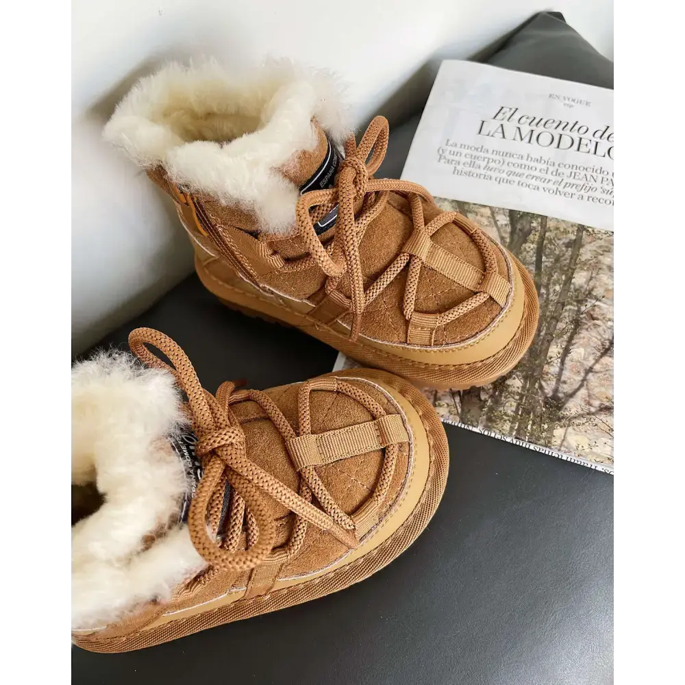 CozyStride Fleece Lined Toddler Shoes for Warmth and Comfort - LauBelle