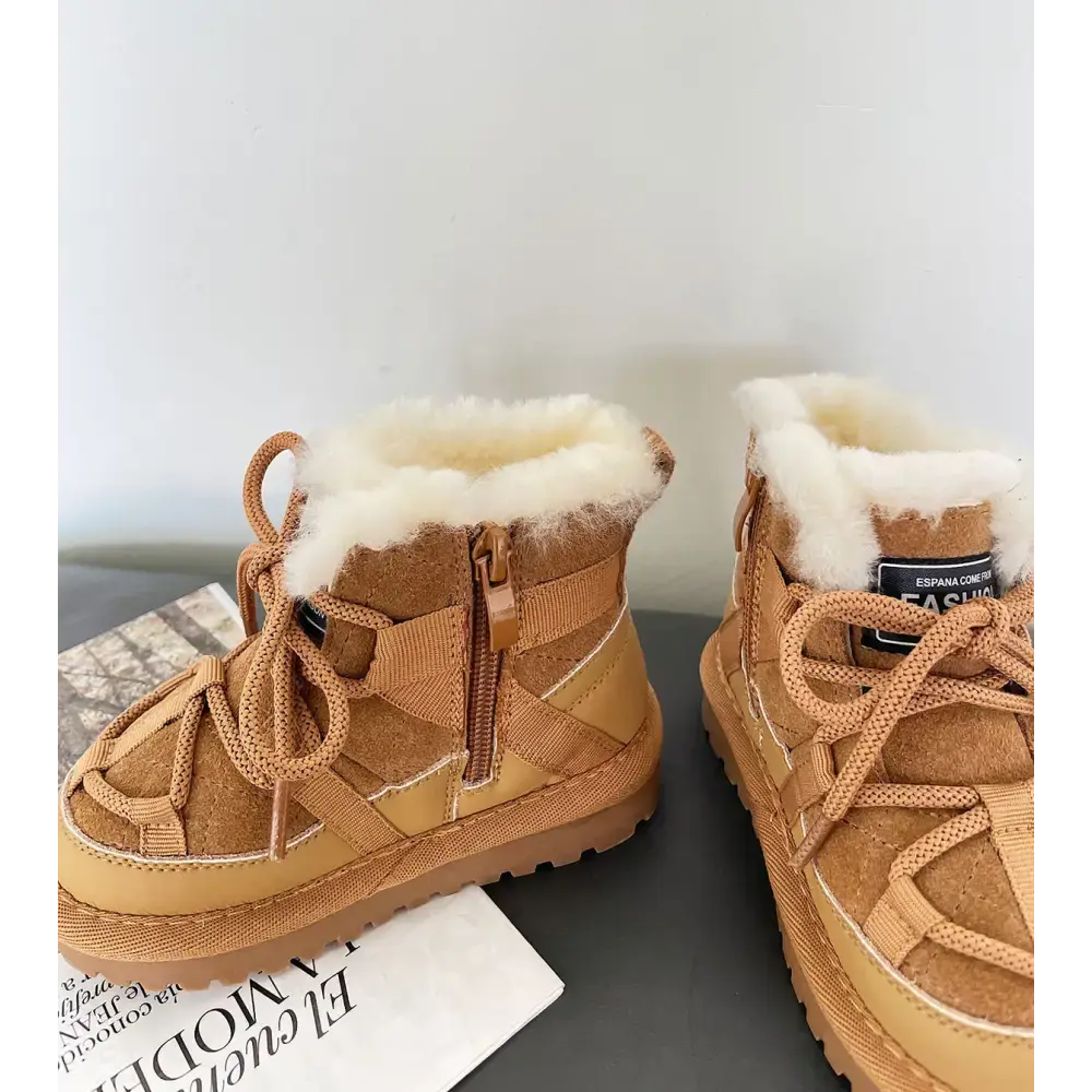 CozyStride Fleece Lined Toddler Shoes for Warmth and Comfort - LauBelle