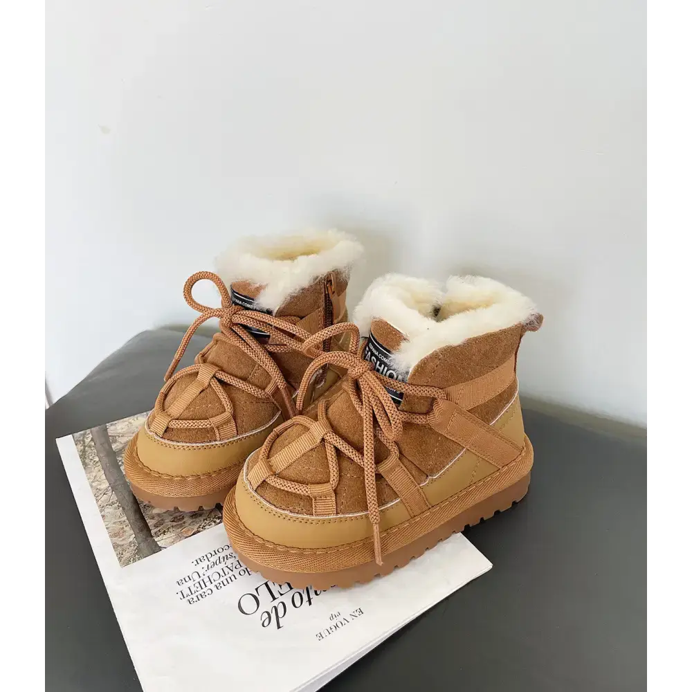 CozyStride Fleece Lined Toddler Shoes for Warmth and Comfort - LauBelle