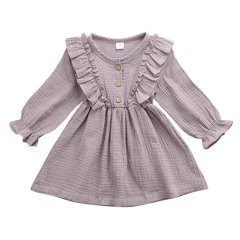 RuffleSpring Baby Dress for Spring Occasions - LauBelle
