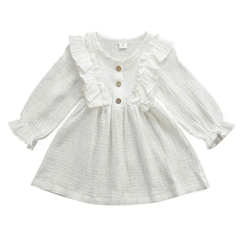 RuffleSpring Baby Dress for Spring Occasions - LauBelle