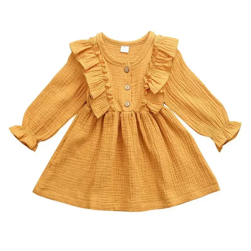 RuffleSpring Baby Dress for Spring Occasions - LauBelle