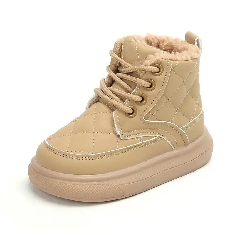 Woolly Winter Ankle Boots for Girls with High Quality Wool Material - LauBelle