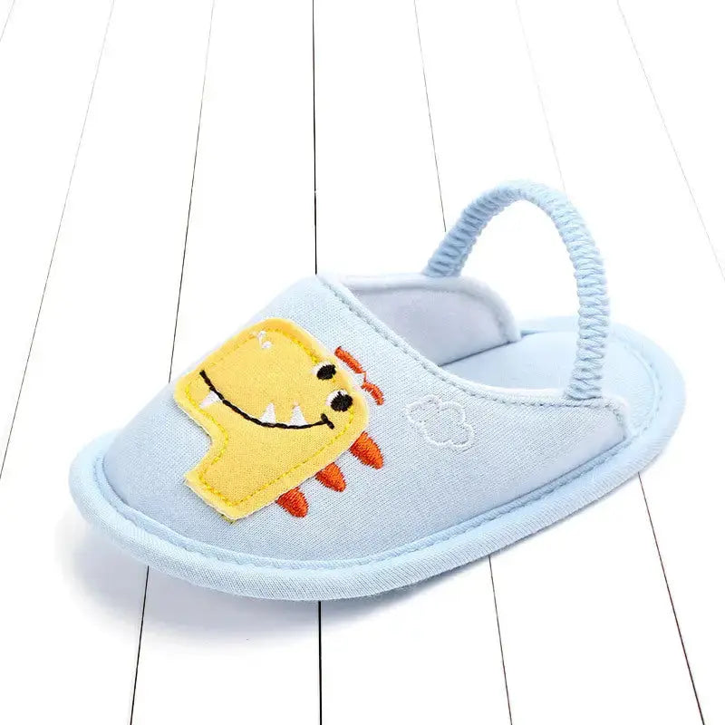 CuddleSteps Breathable Cotton Baby Slippers for First Steps - LauBelle