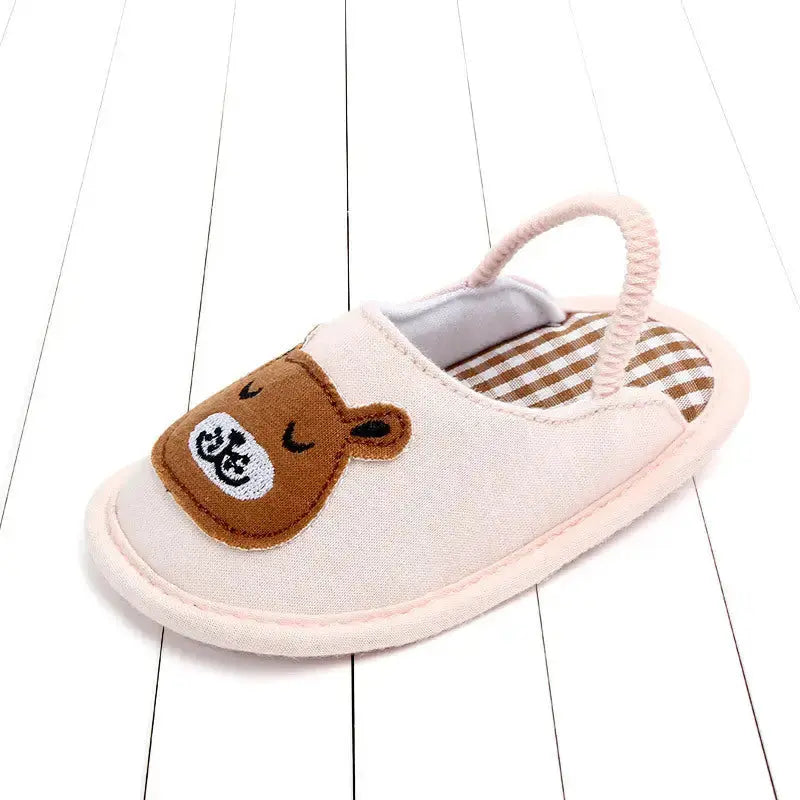 CuddleSteps Breathable Cotton Baby Slippers for First Steps - LauBelle