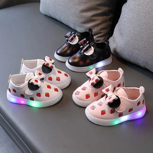 Light-Up Kids LED Sneakers with Illuminated Soles - LauBelle