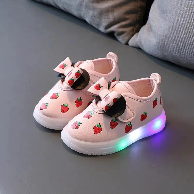 Light-Up Kids LED Sneakers with Illuminated Soles - LauBelle