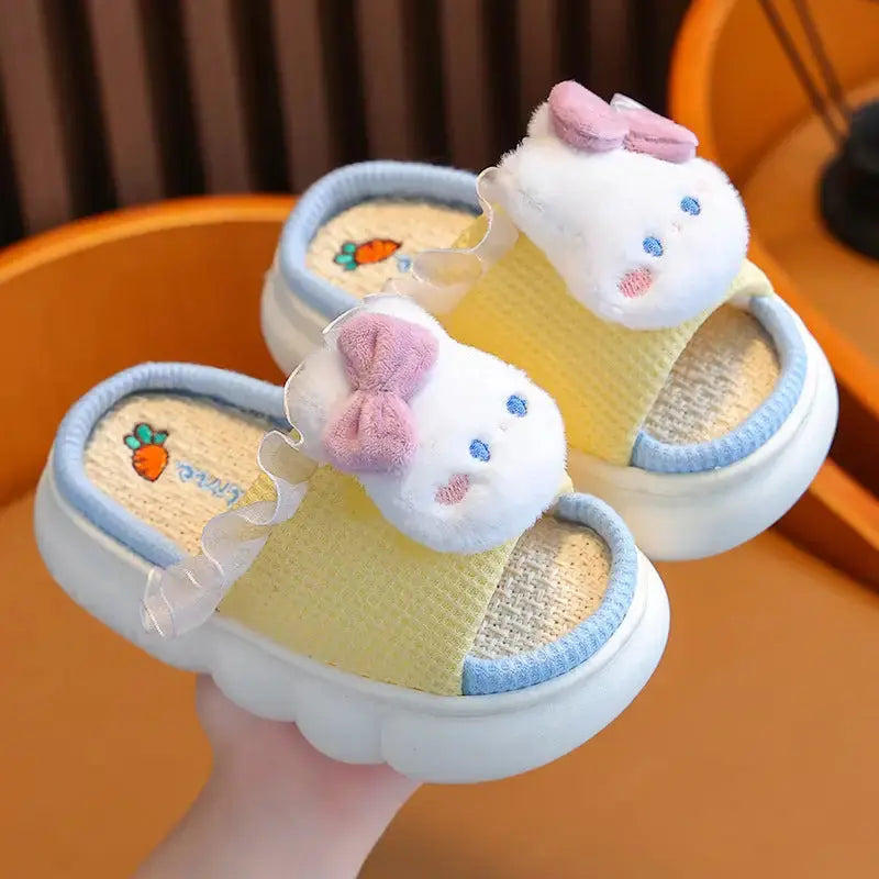 Linen Baby Slippers for Sensitive Skin - LauBelle