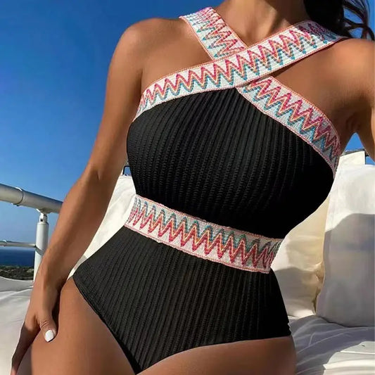 EuroAm Split Swimsuit Premium Chic Beachwear for Summer - LauBelle