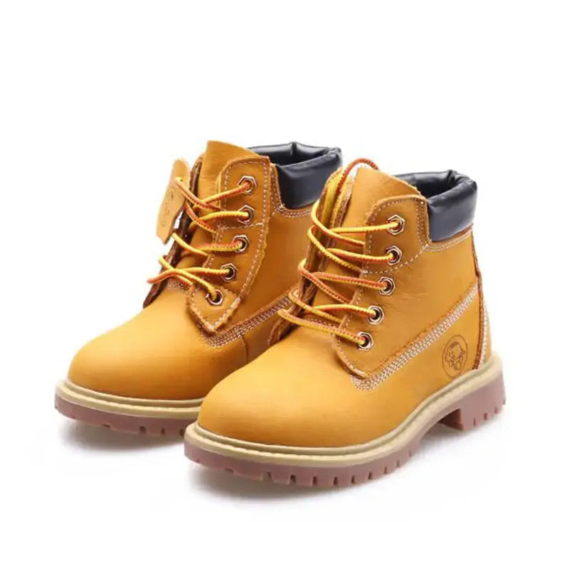 SunnyStride Kids Large Martin Boots Durable and Stylish Footwear - LauBelle