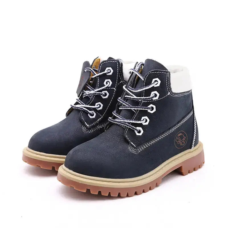 SunnyStride Kids Large Martin Boots Durable and Stylish Footwear - LauBelle