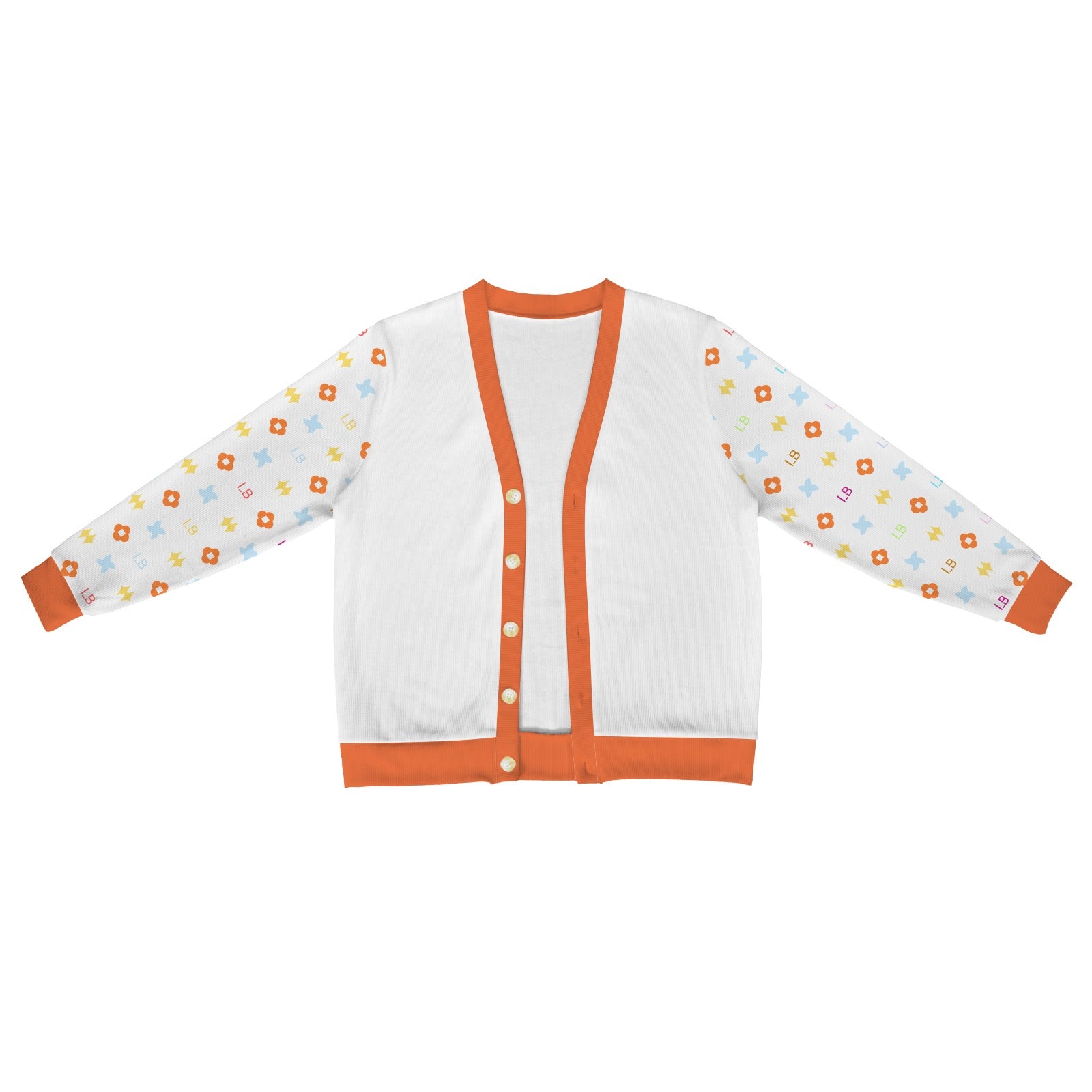 LauBelle Mens Tailored V-Neck Button-Up Cardigan