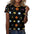 LauBelle - Women's 100% Cotton T-Shirt - Black and colors - LauBelle Brand