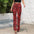 LauBelle - LP Flared Pants - Red - LauBelle Brand