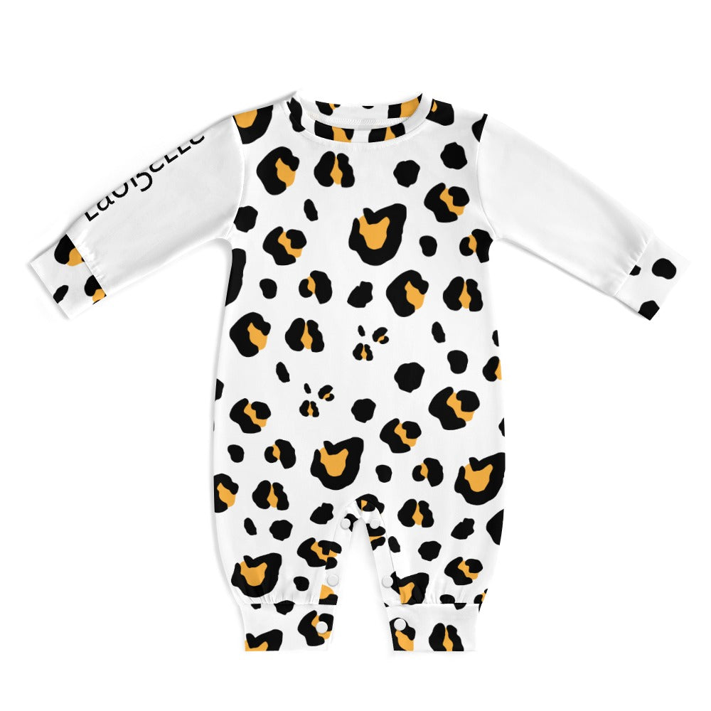 LauBelle Baby Soft Combed Cotton Long-Sleeve Bodysuit