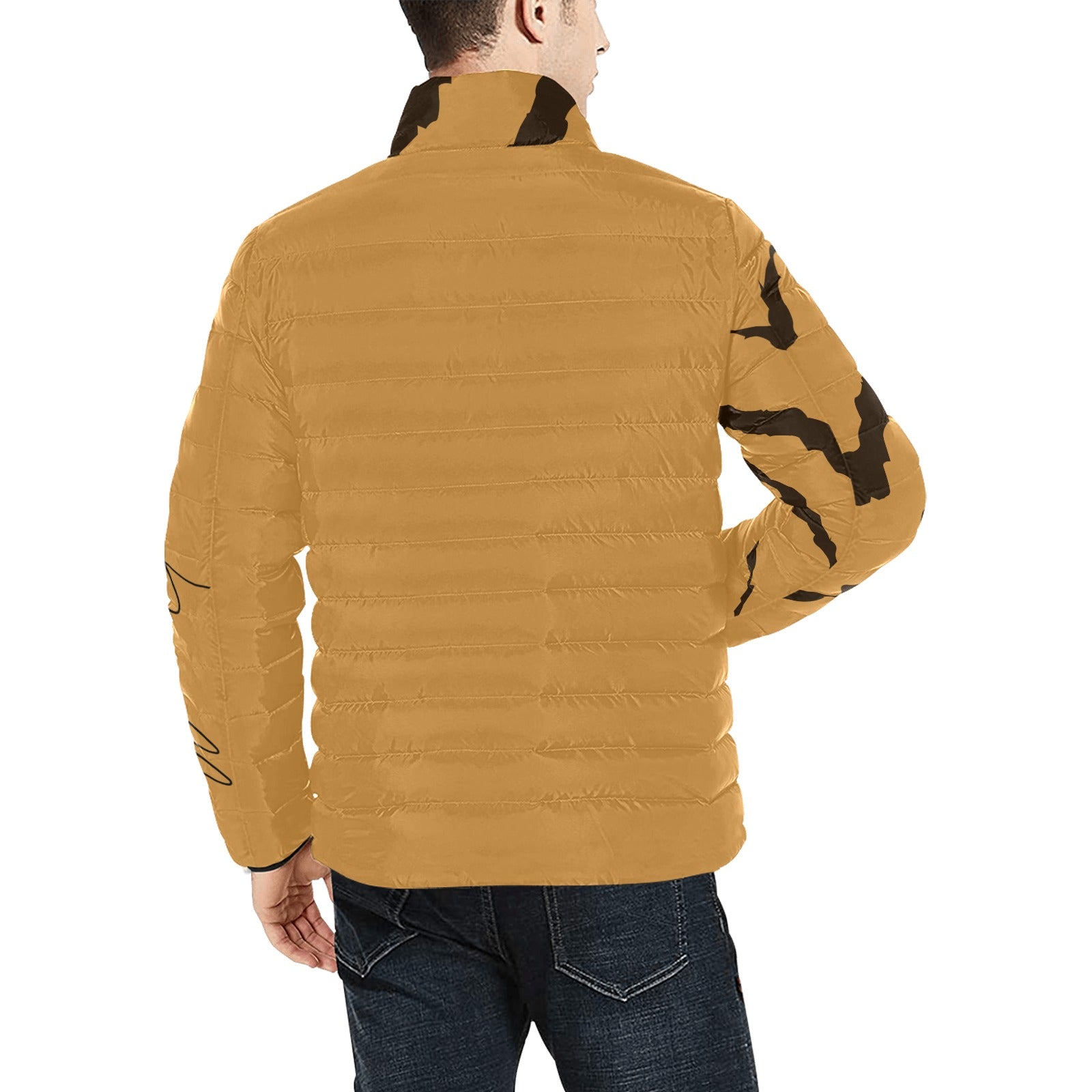 LauBelle Mens Lightweight Wind-Resistant Bomber Jacket