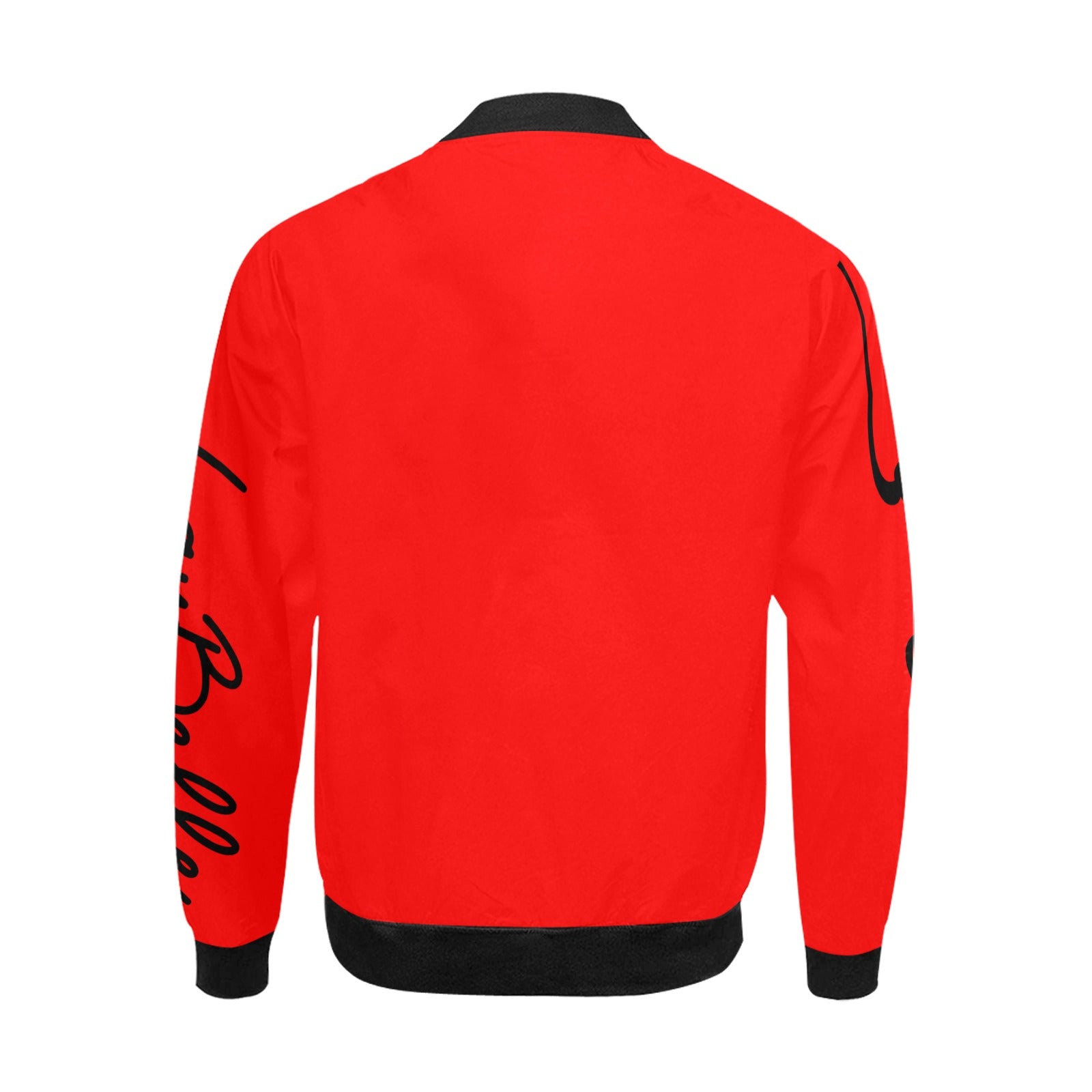 LauBelle Mens Heavyweight Zip-Up Bomber Jacket
