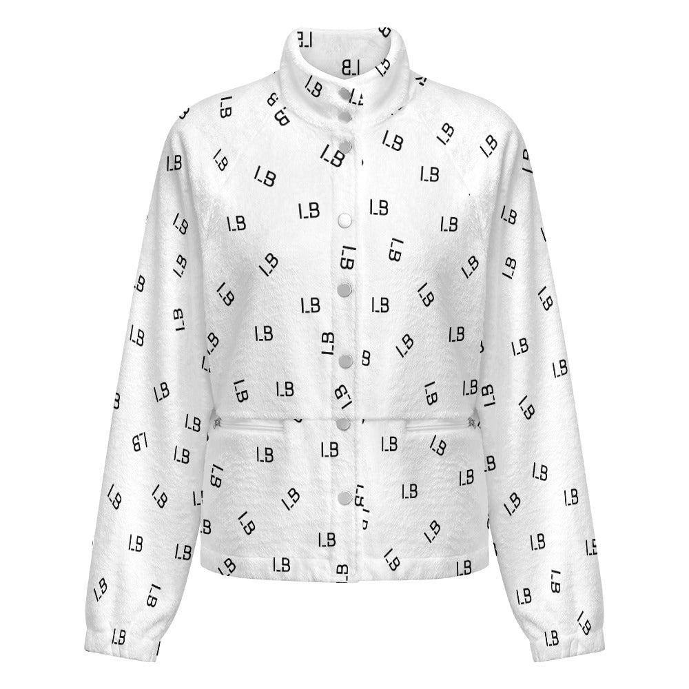 LauBelle - Women's Stand Collar Plush Jacket - LauBelle Brand