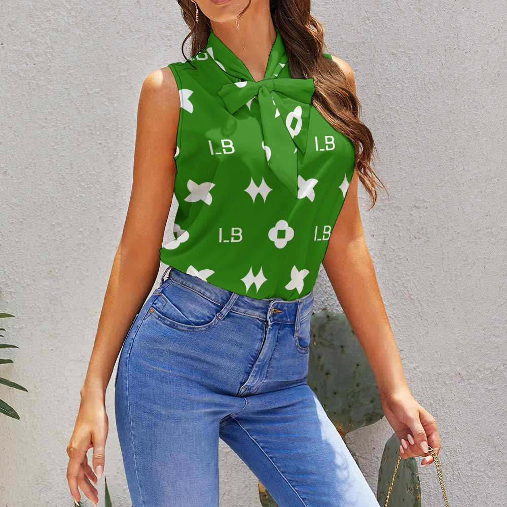 LauBelle - Summer Ladies Sleeveless Top - Greenn - LauBelle Brand