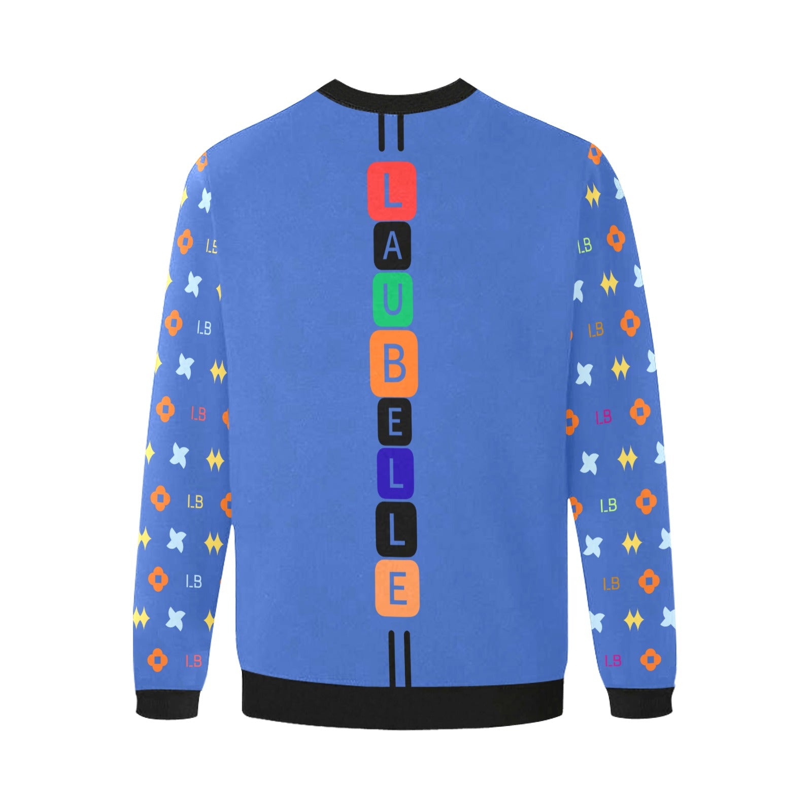 LauBelle Mens Plush Fuzzy Fleece Thermal Sweatshirt