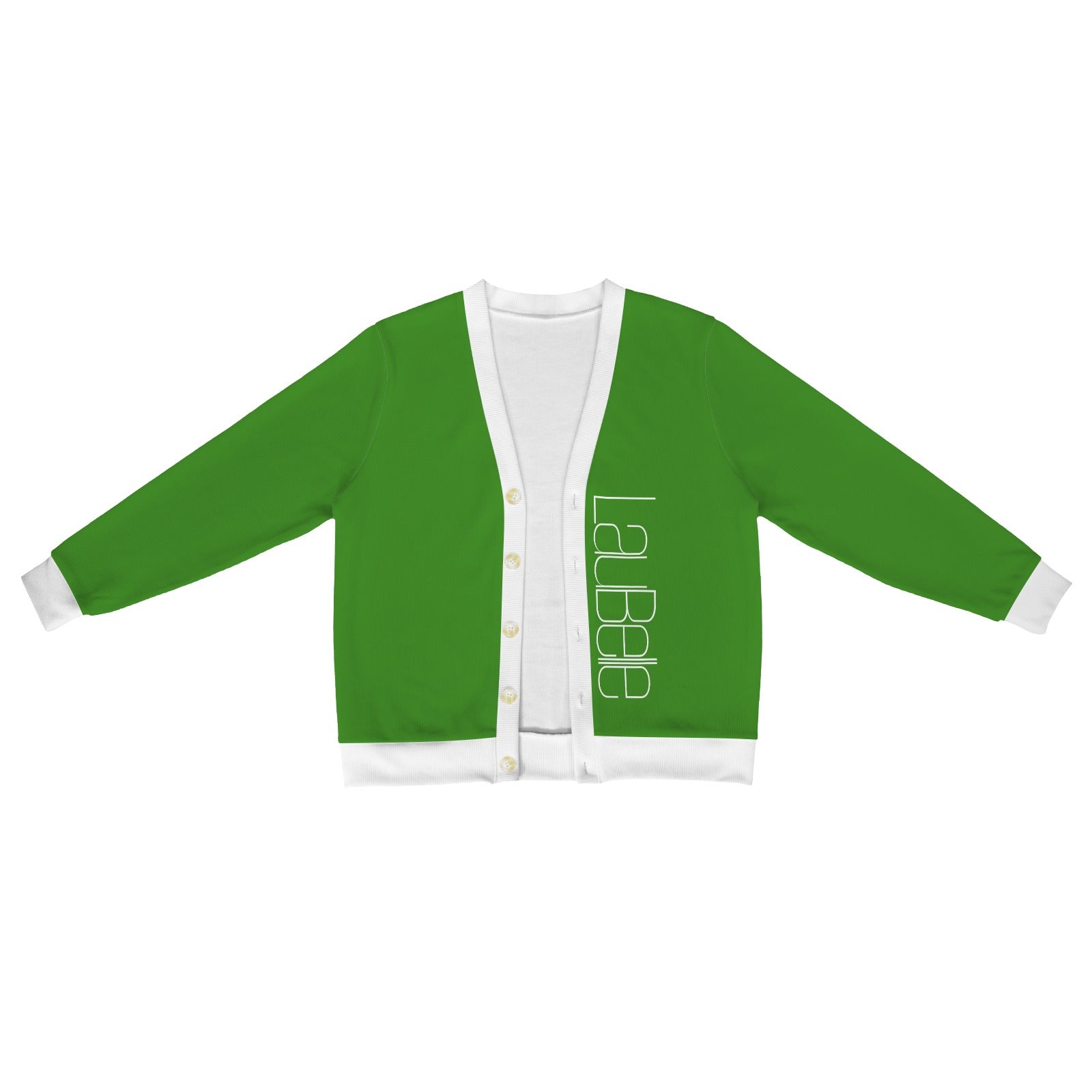 LauBelle Mens Tailored V-Neck Button-Up Cardigan