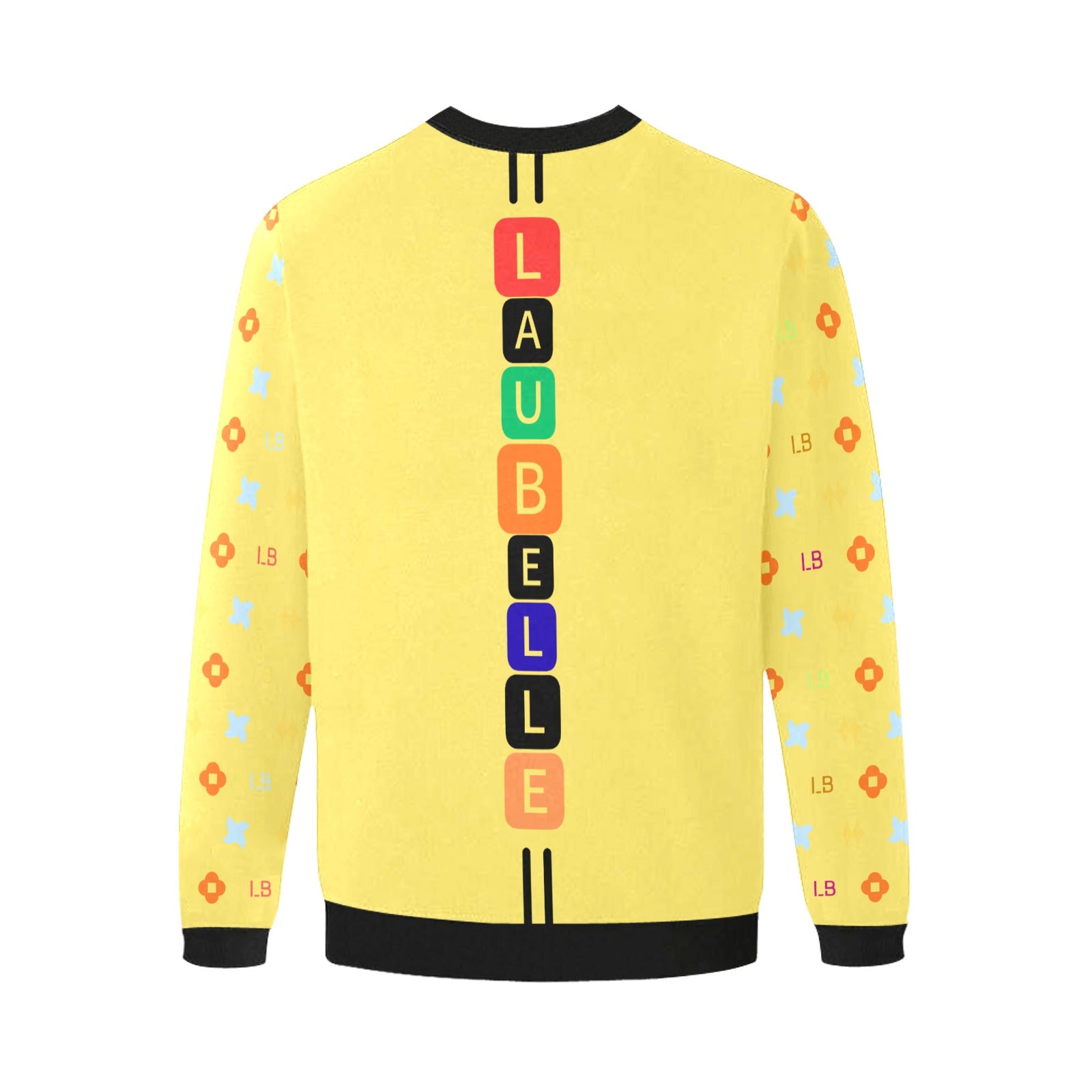 LauBelle Mens Plush Fuzzy Fleece Thermal Sweatshirt