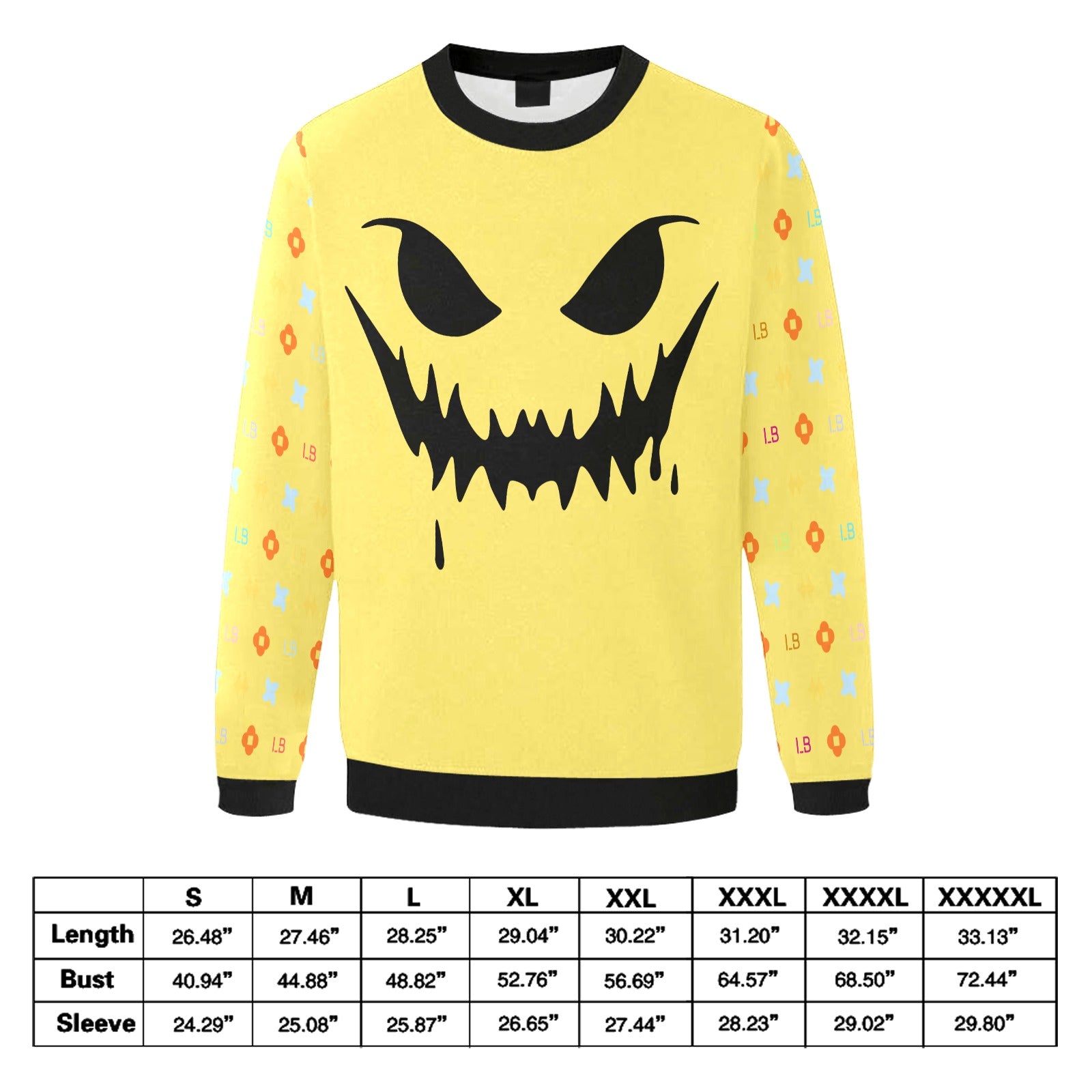 LauBelle Mens Plush Fuzzy Fleece Thermal Sweatshirt