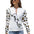 LauBelle Womens Tailored Athletic Zipper Workout Jacket