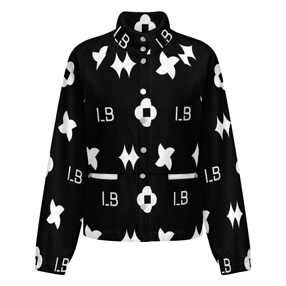 LauBelle - Women's Stand Collar Plush Jacket - LauBelle Brand