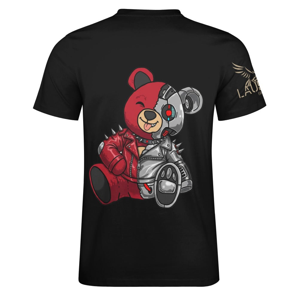 LauBelle - Men's Cotton T-shirt - XO Black - LauBelle Brand