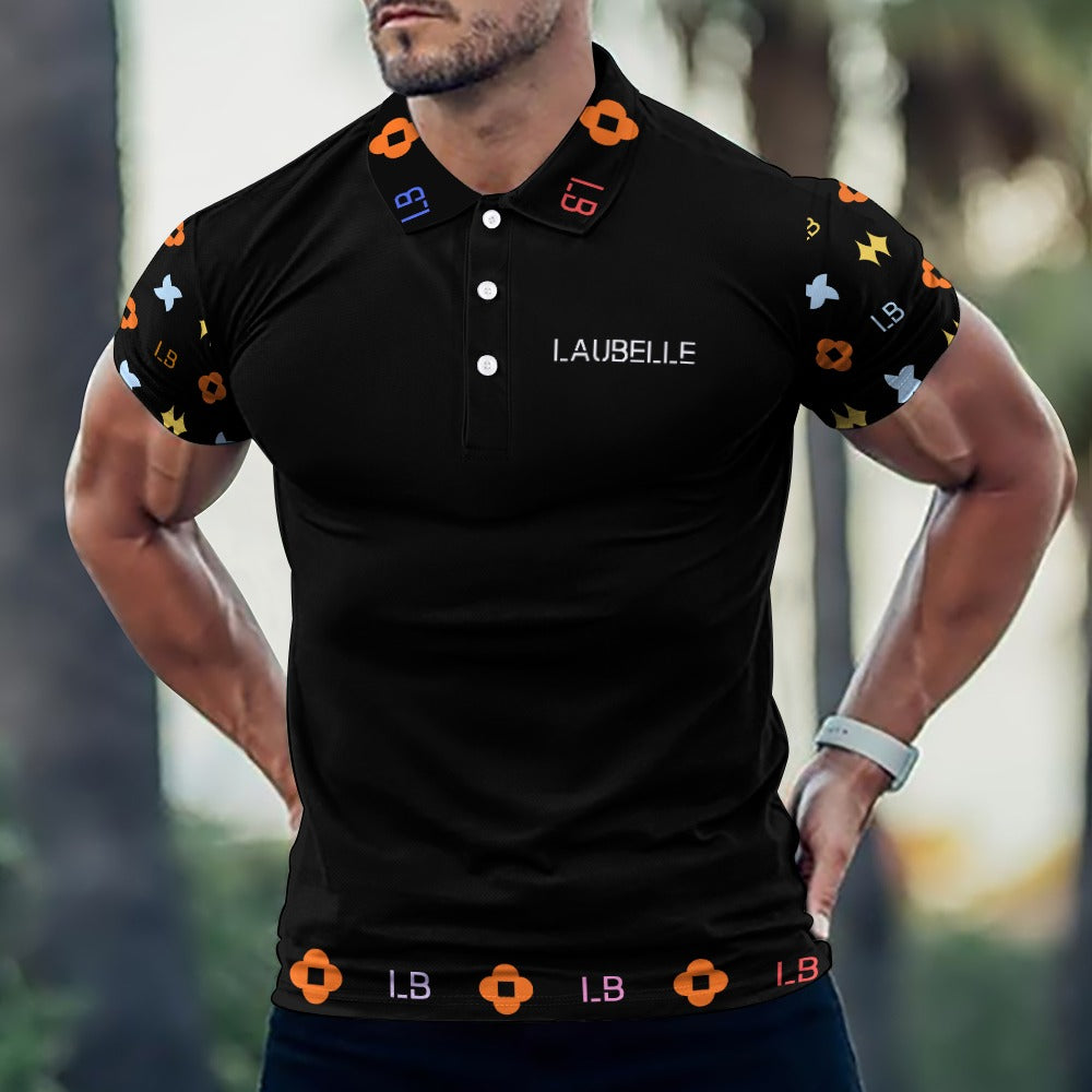 LauBelle - European Sode POLO Straight Shirt - Blacky - LauBelle Brand
