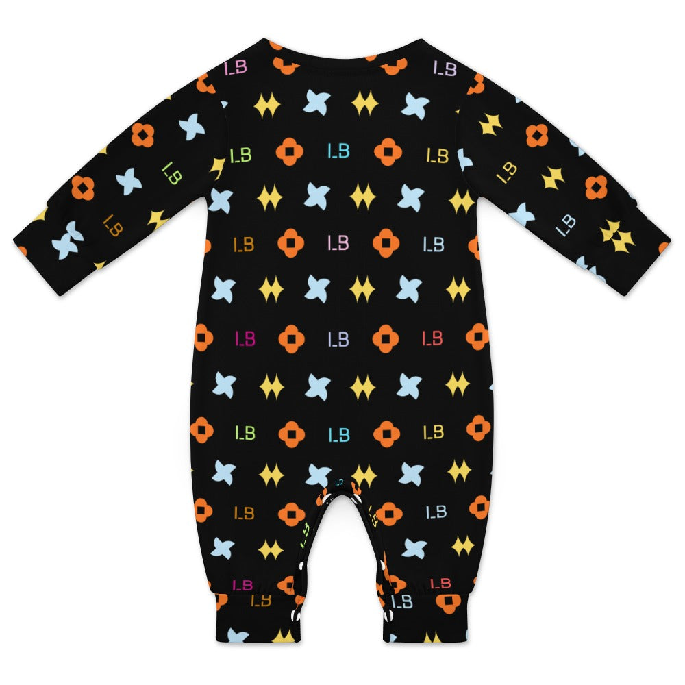 LauBelle Baby Soft Combed Cotton Long-Sleeve Bodysuit