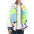 LauBelle Mens Sporty Striped-Trim Metal-Zip Bomber Jacket