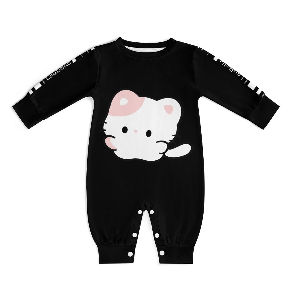 LauBelle Baby Soft Combed Cotton Long-Sleeve Bodysuit
