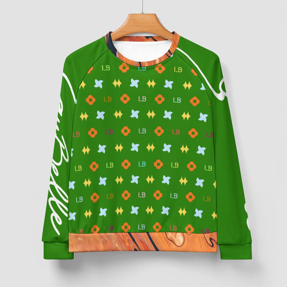 LauBelle Mens Classic Air-Layer Crewneck Sweatshirt