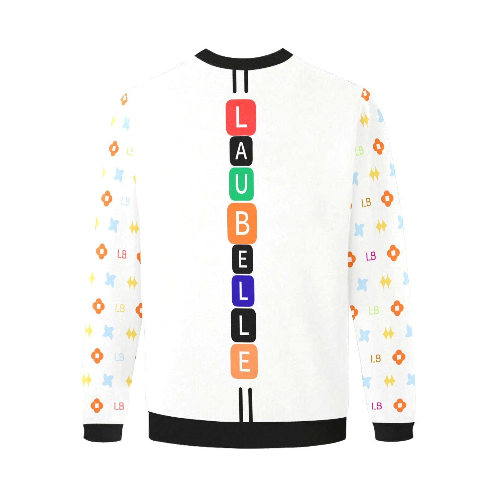 LauBelle Mens Plush Fuzzy Fleece Thermal Sweatshirt