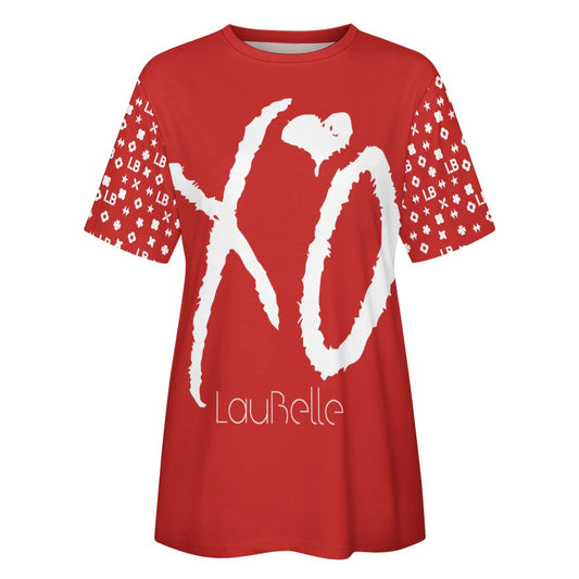 LauBelle - Women's 100% Cotton T-Shirt - Redd - LauBelle Brand