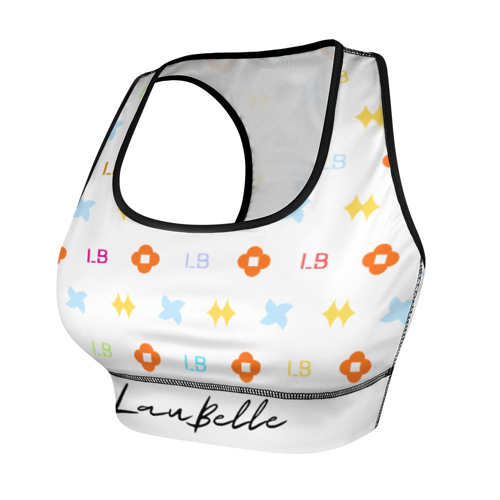 LauBelle Womens Activewear Yoga Shorts & Sports Top Set