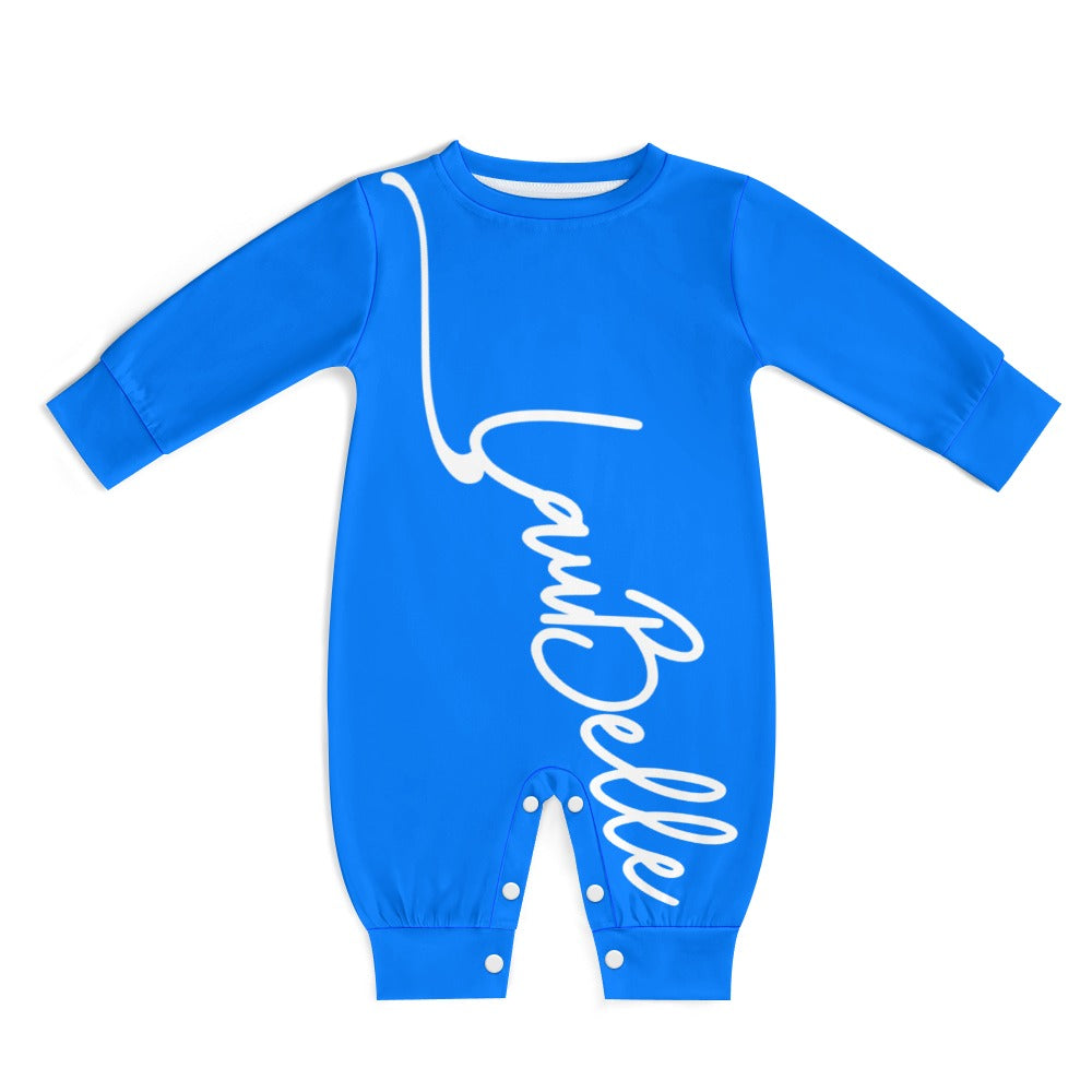 LauBelle Baby Soft Combed Cotton Long-Sleeve Bodysuit