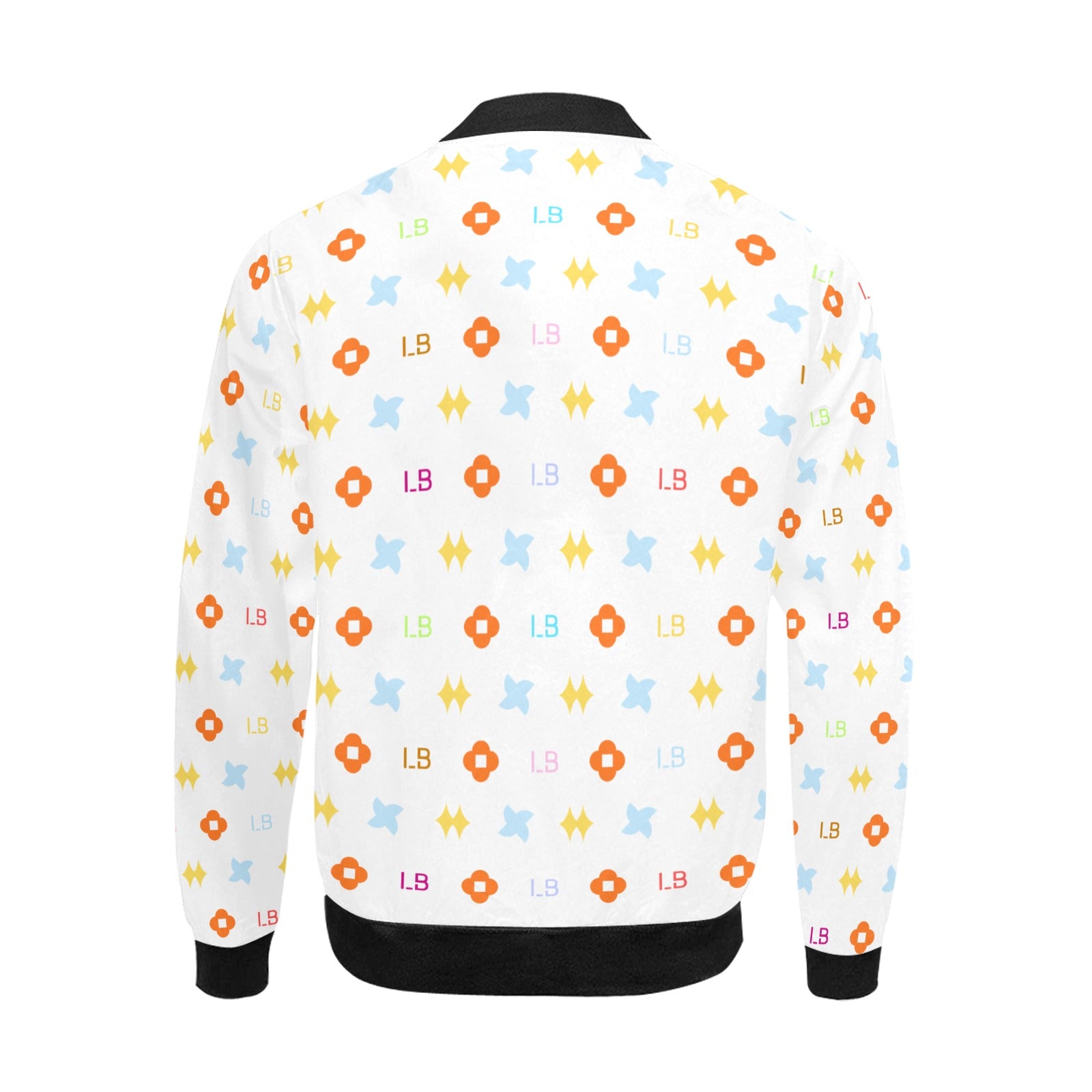 LauBelle Mens Heavyweight Zip-Up Bomber Jacket