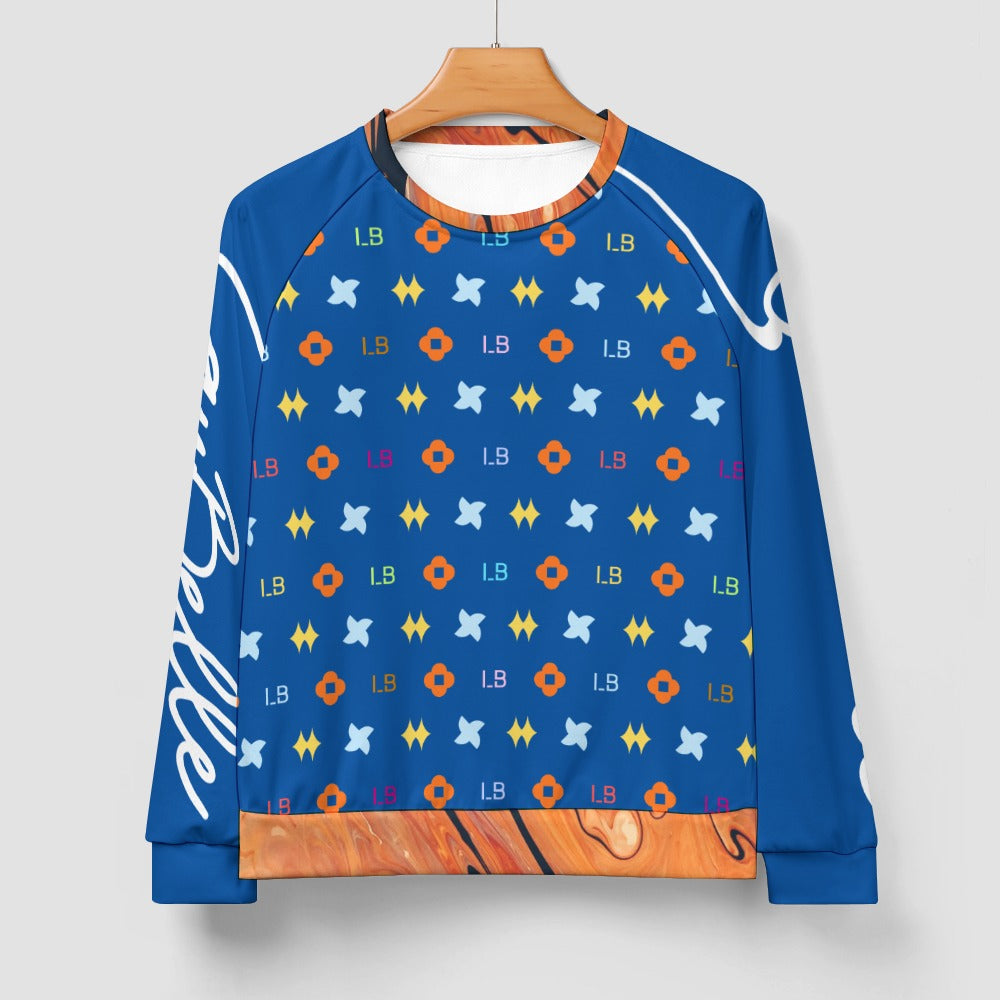 LauBelle Mens Classic Air-Layer Crewneck Sweatshirt