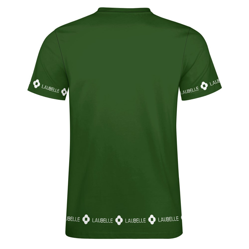 LauBelle - Men's Cotton T-shirt - Greeenn - LauBelle Brand