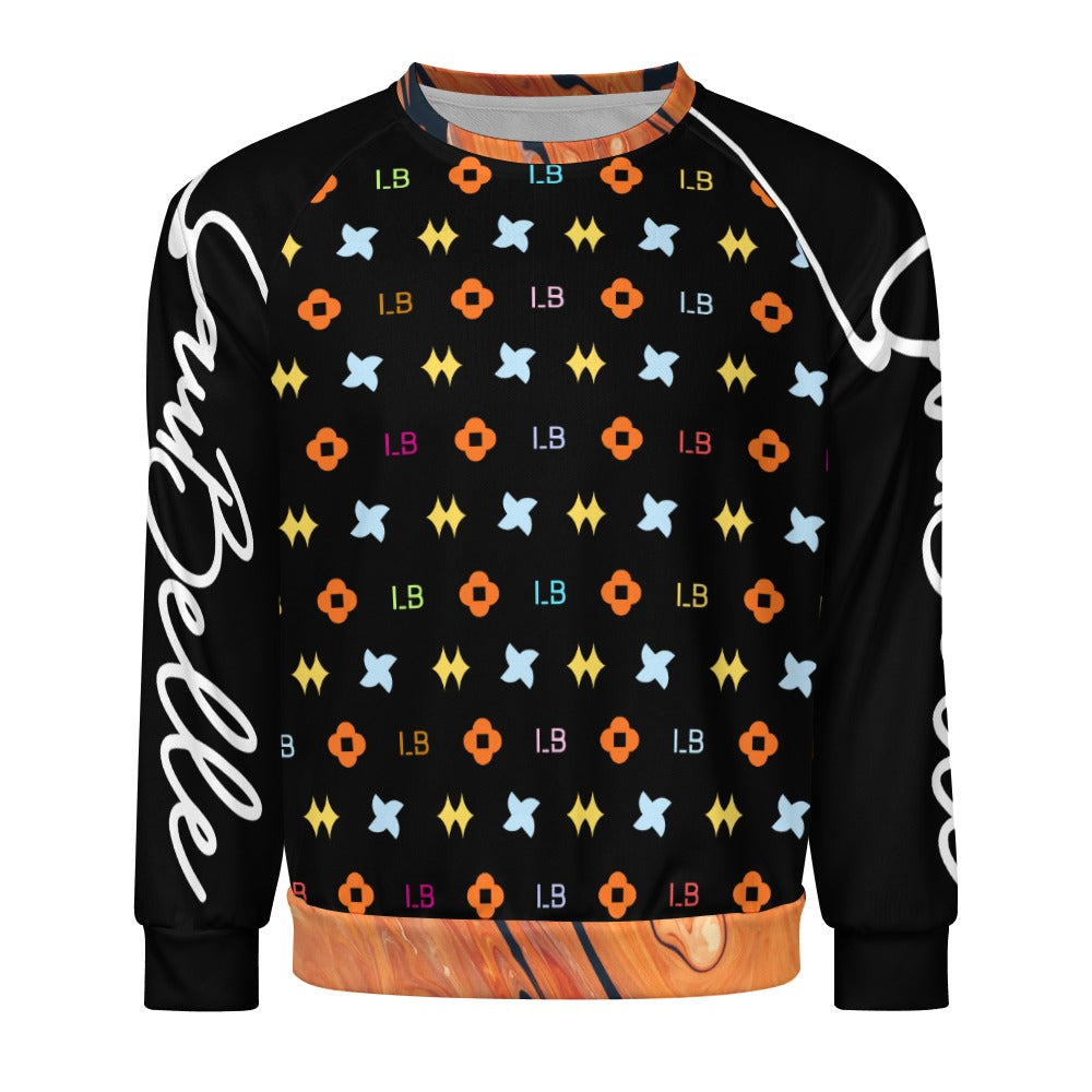 LauBelle Mens Classic Air-Layer Crewneck Sweatshirt