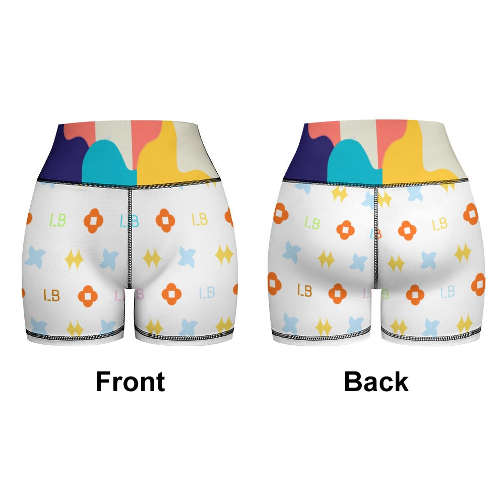 LauBelle Womens Activewear Yoga Shorts & Sports Top Set